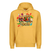 Mustard cinco de mayo nail tech Premium Hoodie - CowGirlArtShop