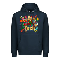 Navy cinco de mayo nail tech Premium Hoodie - CowGirlArtShop