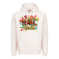 Pale Pink cinco de mayo nail tech Premium Hoodie - CowGirlArtShop
