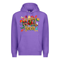 Purple cinco de mayo nail tech Premium Hoodie - CowGirlArtShop