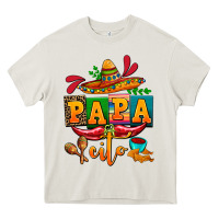 Cream papa cito cinco de mayo Heavy Core Tee - AdoDesignShop