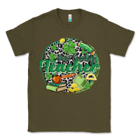 Army Green one lucky teacher Classic Tee - MaliasSmallBusiness