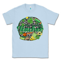 Dusty Blue one lucky teacher Classic Tee - MaliasSmallBusiness