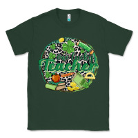Sports Green one lucky teacher Classic Tee - MaliasSmallBusiness