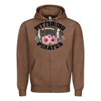 Chestnut Pittsburg Pirates Zipper Hoodie - Bettercallsaul