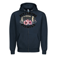 Navy Pittsburg Pirates Zipper Hoodie - Bettercallsaul