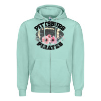 Seafoam Pittsburg Pirates Zipper Hoodie - Bettercallsaul