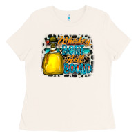 Bone whiskey bent hell bound Ladies Tee - CowhideDigitalArt