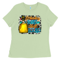 Matcha whiskey bent hell bound Ladies Tee - CowhideDigitalArt