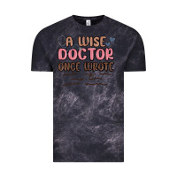 Cloud Black a wise doctor once said Vintage Tee - MaliasSmallBusiness