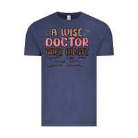 Vintage Denim a wise doctor once said Vintage Tee - MaliasSmallBusiness