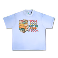 Grape Ice it's a good day to read a book Urban Heavy Tee - MaliasSmallBusiness