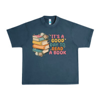Midnight Navy it's a good day to read a book Urban Heavy Tee - MaliasSmallBusiness