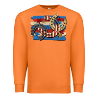 Carrot 4th of july horseshoe Premium Sweatshirt - CowGirlArtShop