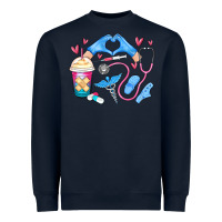 Navy nurse life Heavyweight Sweatshirt - MaliasSmallBusiness