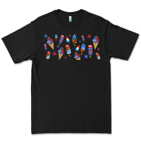 Black usa ice cream and popsicles Premium Tee - AdoDesignShop