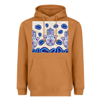 Meerkat evil eyes with white wooden pattern Heavyweight Hoodie - TumblerDesignByShophia