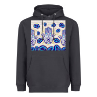 Smoke evil eyes with white wooden pattern Heavyweight Hoodie - TumblerDesignByShophia