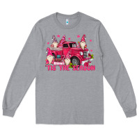 Heather Grey tis the season Long Sleeve Tee - MaliasSmallBusiness