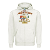 Oatmeal Heather Never Underestimate A Nurse Zipper Hoodie - Bettercallsaul