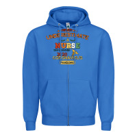 True Royal Never Underestimate A Nurse Zipper Hoodie - Bettercallsaul