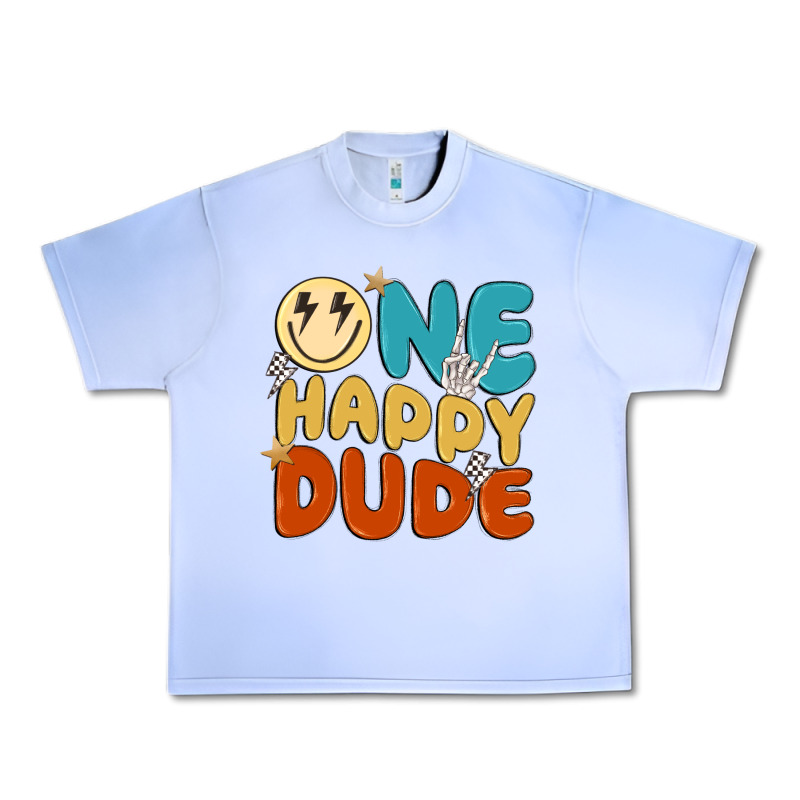 One Happy Dude Urban Heavy Tee by MaliasSmallBusiness | Teevron