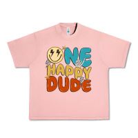 Salmon one happy dude Urban Heavy Tee - MaliasSmallBusiness