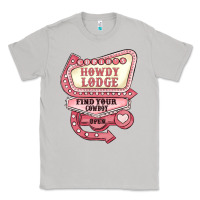 Moon Dust cupids howdy lodge find your cowboy open Classic Tee - MaliasSmallBusiness