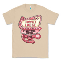 Mushroom cupids howdy lodge find your cowboy open Classic Tee - MaliasSmallBusiness