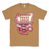 Toasted Coconut cupids howdy lodge find your cowboy open Classic Tee - MaliasSmallBusiness