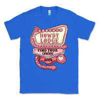True Royal cupids howdy lodge find your cowboy open Classic Tee - MaliasSmallBusiness