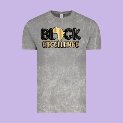 Black Excellence Vintage Tee Designed By Maliassmallbusiness