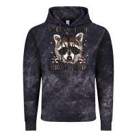 Cloud Black sweet but will throw hands Vintage Hoodie - MaliasSmallBusiness