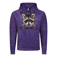 Cloud Purple sweet but will throw hands Vintage Hoodie - MaliasSmallBusiness