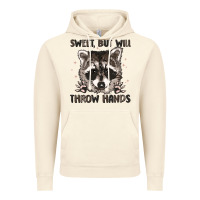 Vintage Artic sweet but will throw hands Vintage Hoodie - MaliasSmallBusiness