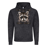 Vintage Black sweet but will throw hands Vintage Hoodie - MaliasSmallBusiness