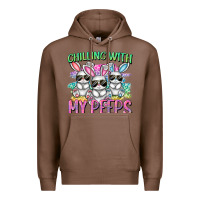 Chestnut chilling with my peeps easter bunnies cowgirl cowg Premium Hoodie - CowGirlArtShop
