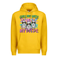 Lemon chilling with my peeps easter bunnies cowgirl cowg Premium Hoodie - CowGirlArtShop