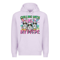 Lilac chilling with my peeps easter bunnies cowgirl cowg Premium Hoodie - CowGirlArtShop