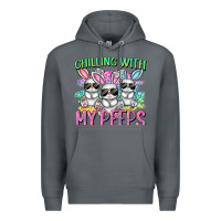 Rock chilling with my peeps easter bunnies cowgirl cowg Premium Hoodie - CowGirlArtShop