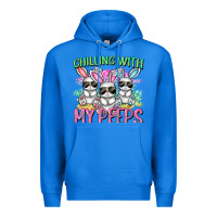 True Royal chilling with my peeps easter bunnies cowgirl cowg Premium Hoodie - CowGirlArtShop