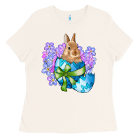 Bone easter bunny egg flowers Ladies Tee - RanaPortraitStore