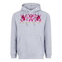 Heather Grey cancer ribbon with daisy Heavyweight Hoodie - TumblerDesignByShophia