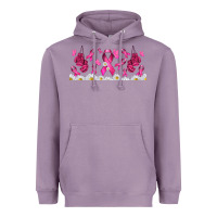 Lavender cancer ribbon with daisy Heavyweight Hoodie - TumblerDesignByShophia