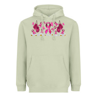 Matcha cancer ribbon with daisy Heavyweight Hoodie - TumblerDesignByShophia