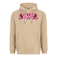 Mushroom cancer ribbon with daisy Heavyweight Hoodie - TumblerDesignByShophia