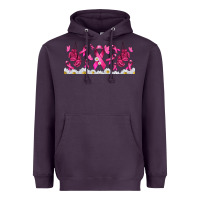 Plum cancer ribbon with daisy Heavyweight Hoodie - TumblerDesignByShophia