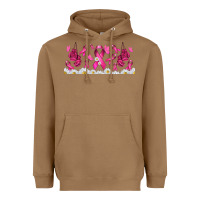 Toasted Coconut cancer ribbon with daisy Heavyweight Hoodie - TumblerDesignByShophia