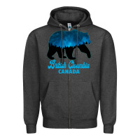 Charcoal Heather British Cloumbia Canada Zipper Hoodie - Bettercallsaul