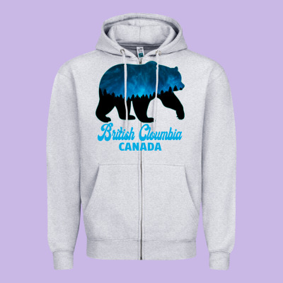 British Cloumbia Canada Zipper Hoodie Designed By Bettercallsaul
